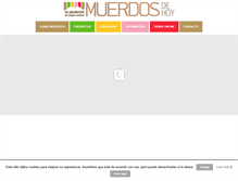Tablet Screenshot of muerdosdehoy.com